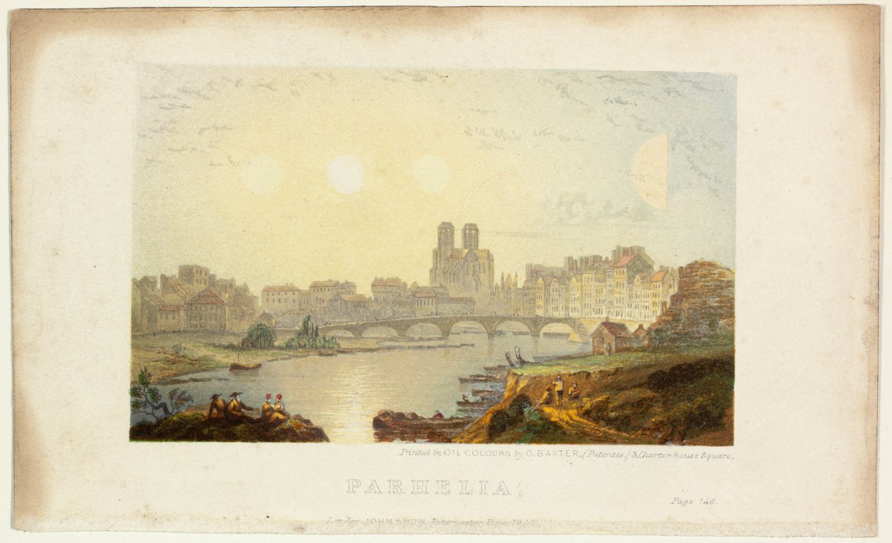 Parhélies, extrait de Astronomie et Écriture sainte - George Baxter