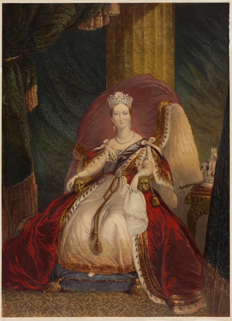 Victoria, reine de Grande-Bretagne, Inde, etc. - George Baxter