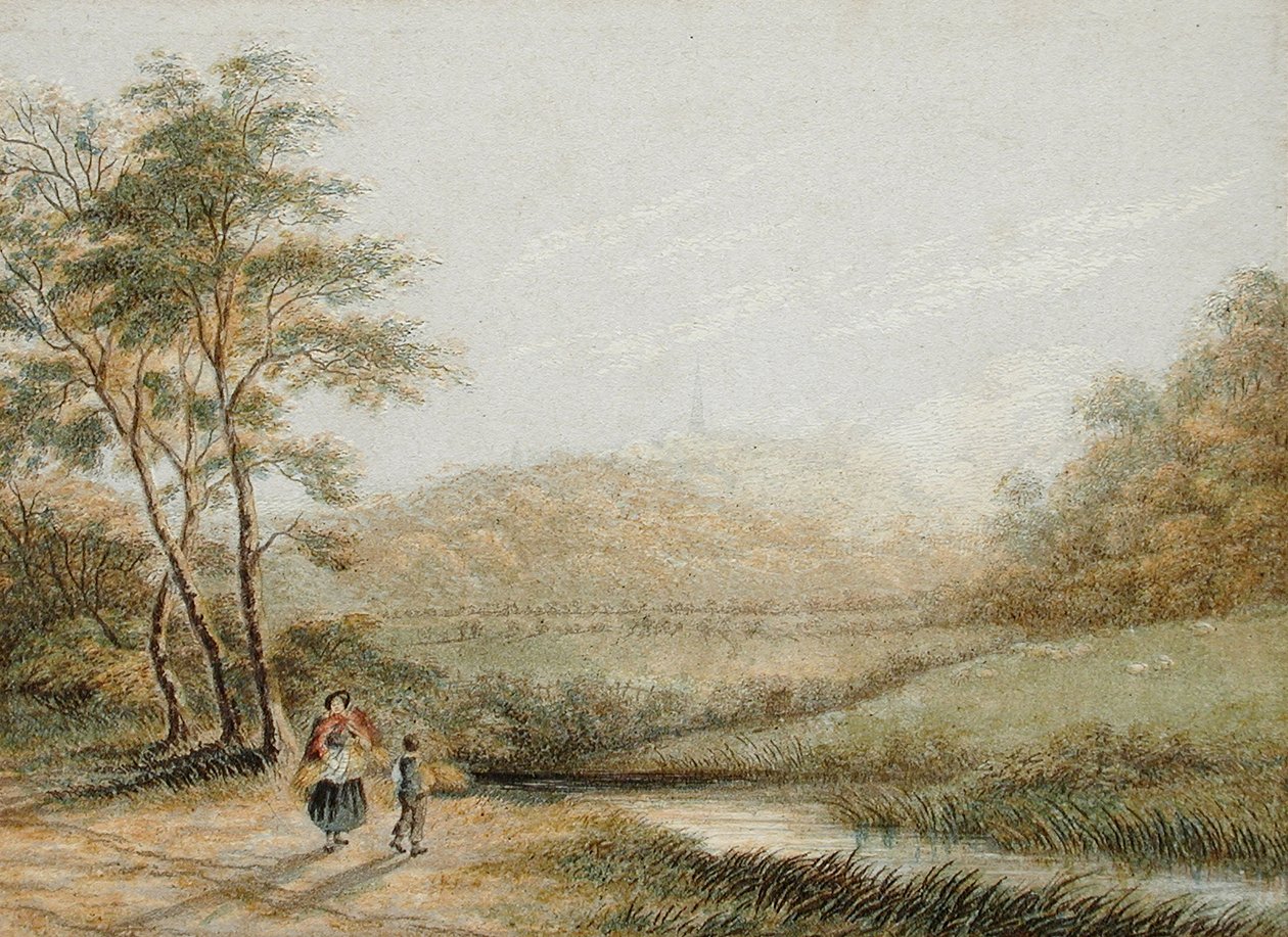 Vue depuis Harrow-on-the-Hill - George Baxter