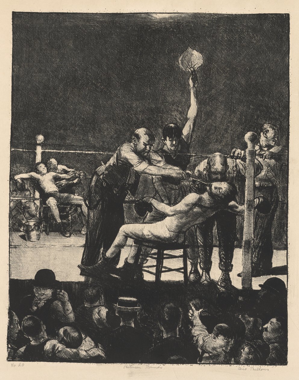 Entre deux manches, petit, deuxième pierre - George Bellows