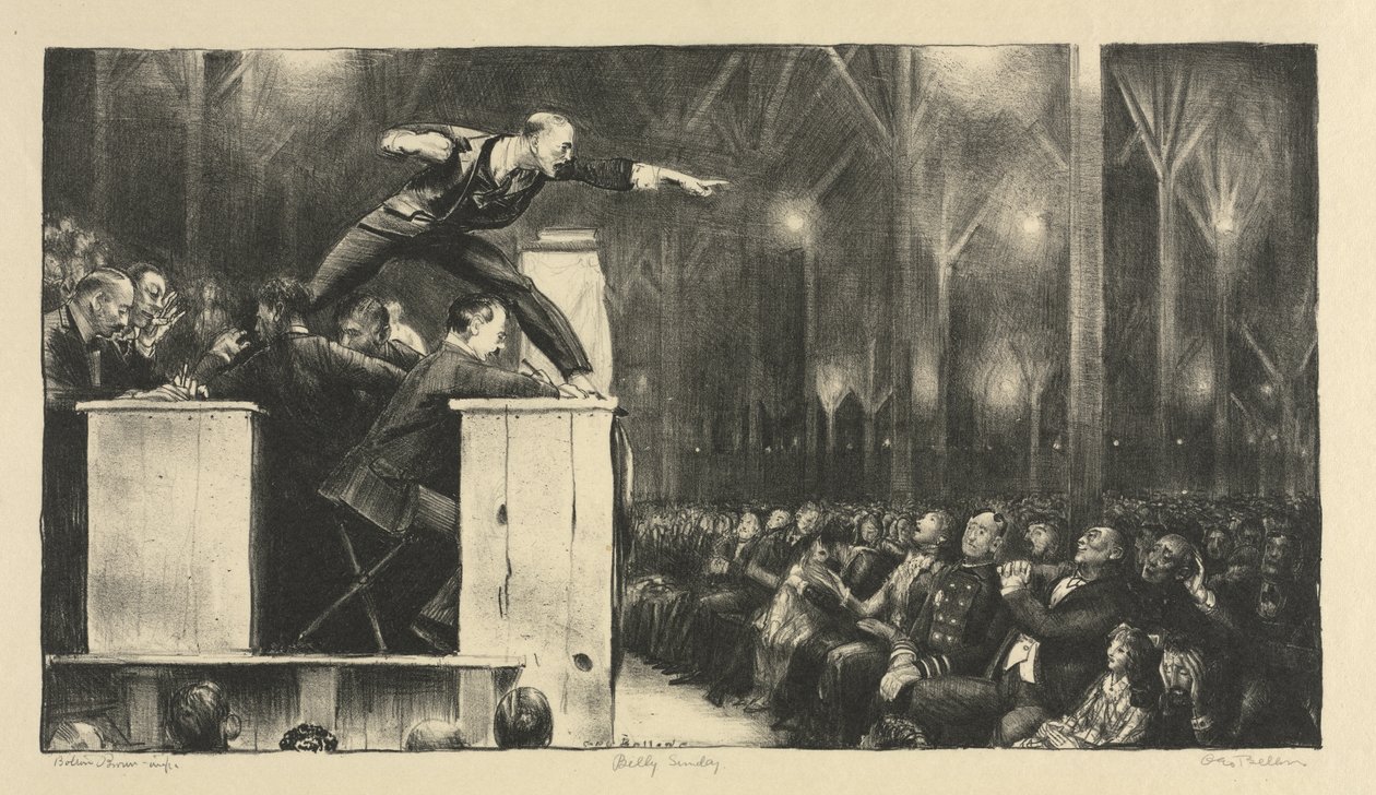 Billy Sunday - George Bellows