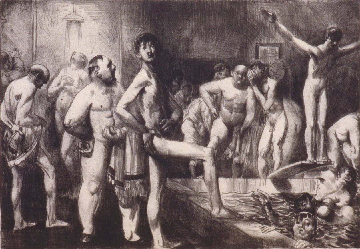 Salle de bains pour hommes d