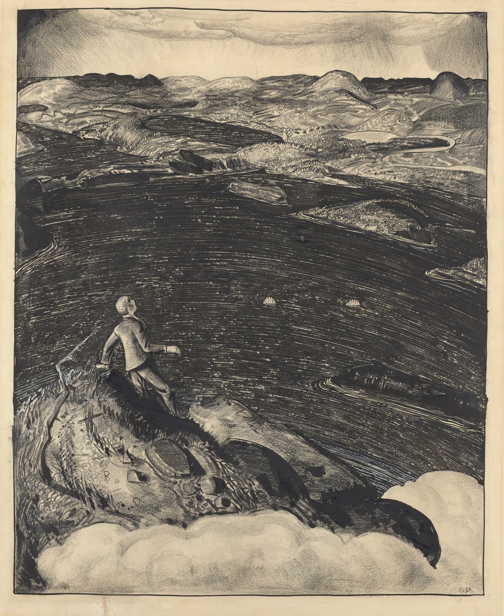 Ville dansante (Le sommet du monde) - George Bellows