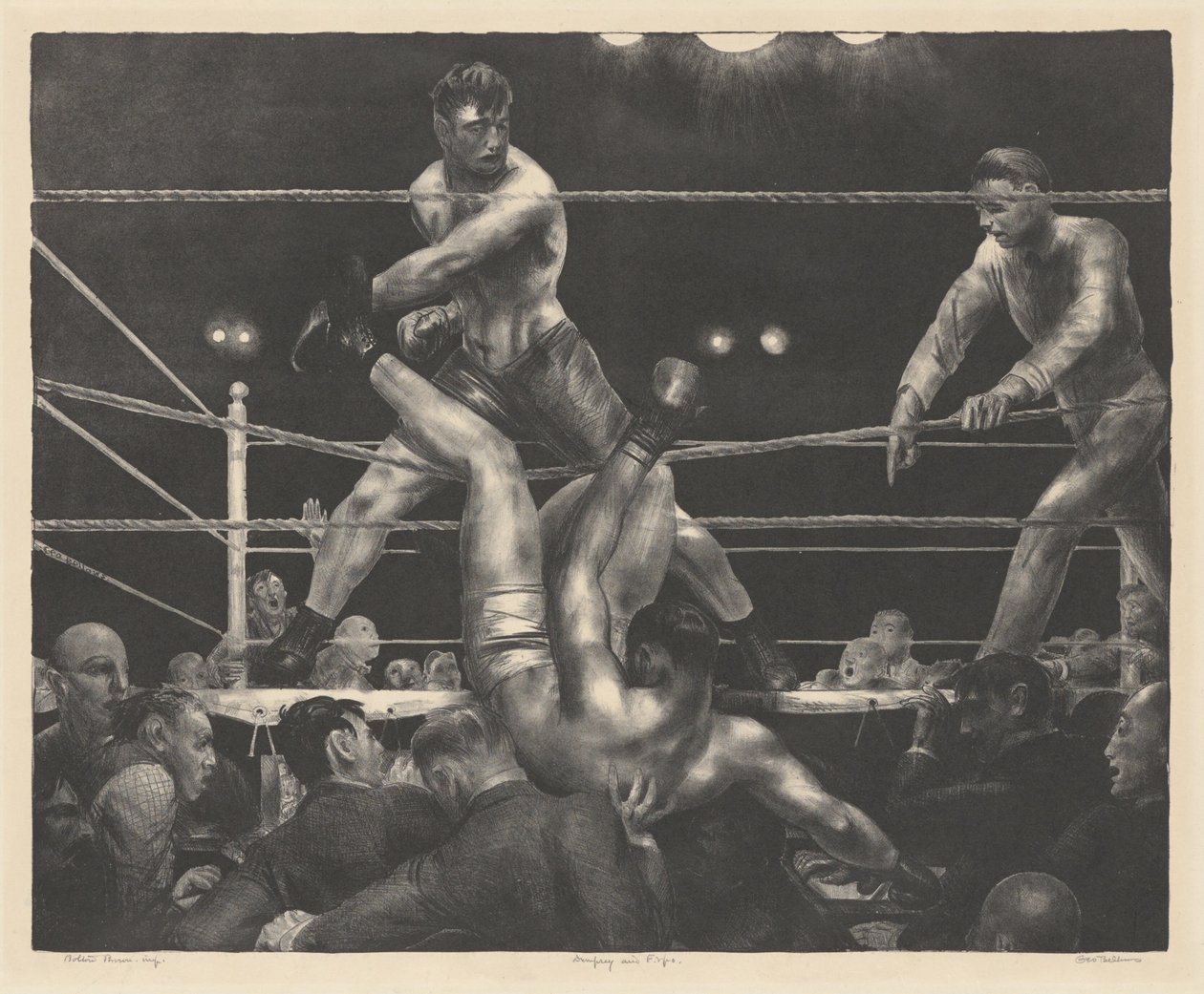 Dempsey et Firpo - George Bellows