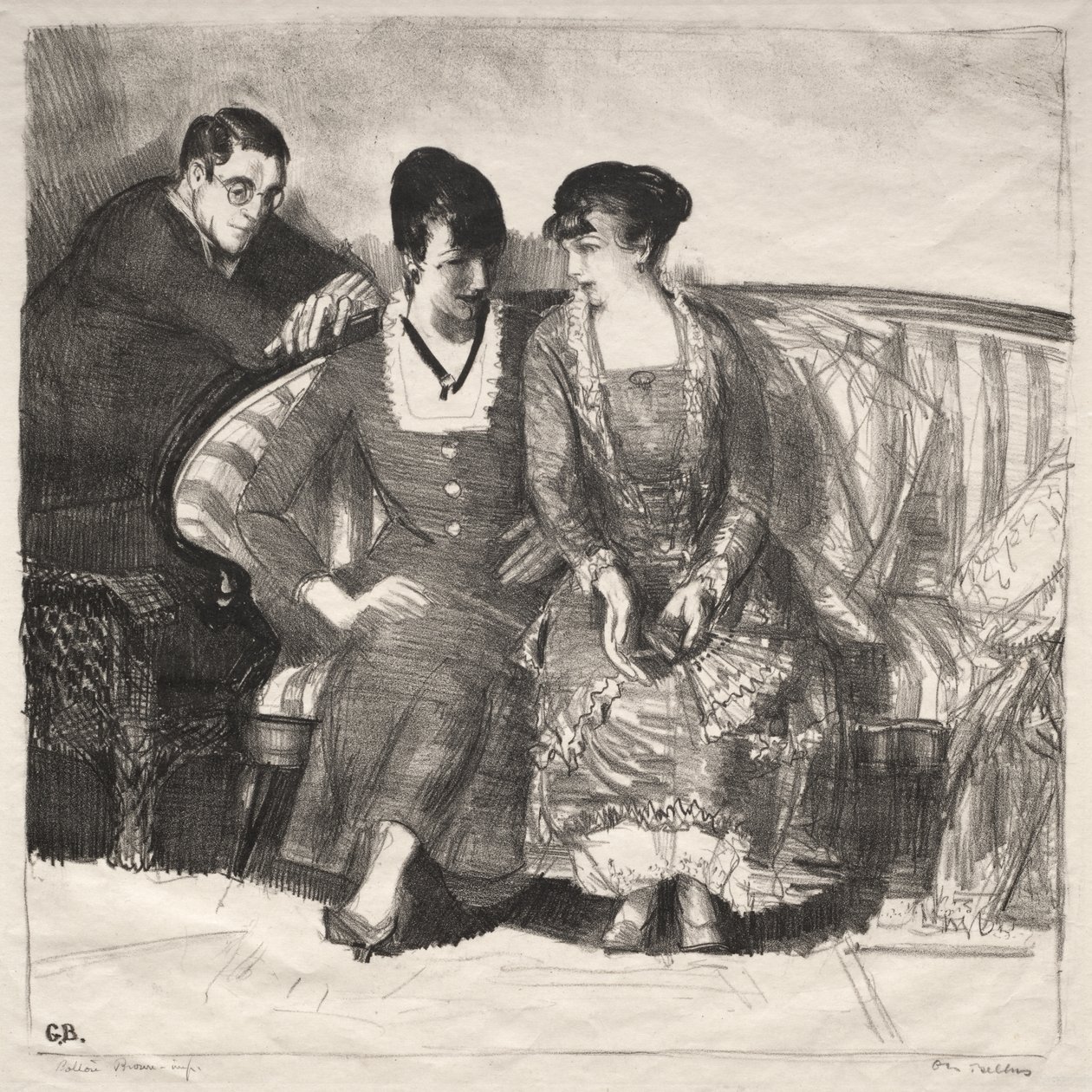 Emma, Elsie et Gene - George Bellows