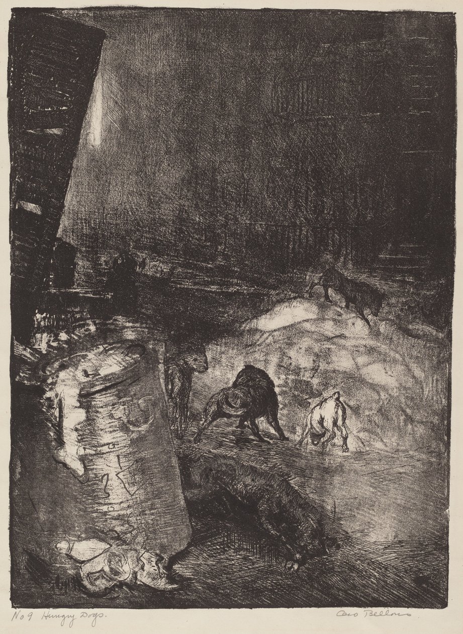 Chiens Affamés, deuxième pierre - George Bellows