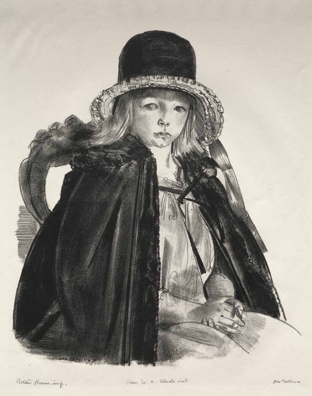 Jean, avec un chapeau noir - George Bellows