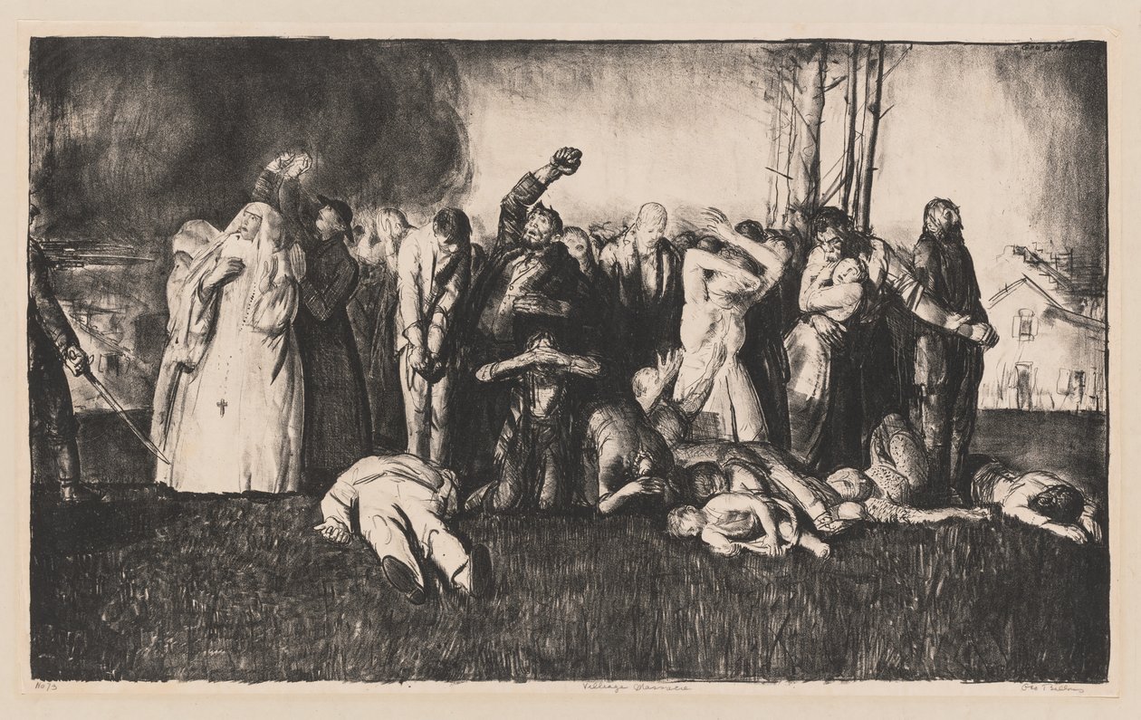 Massacre de Dinant - George Bellows