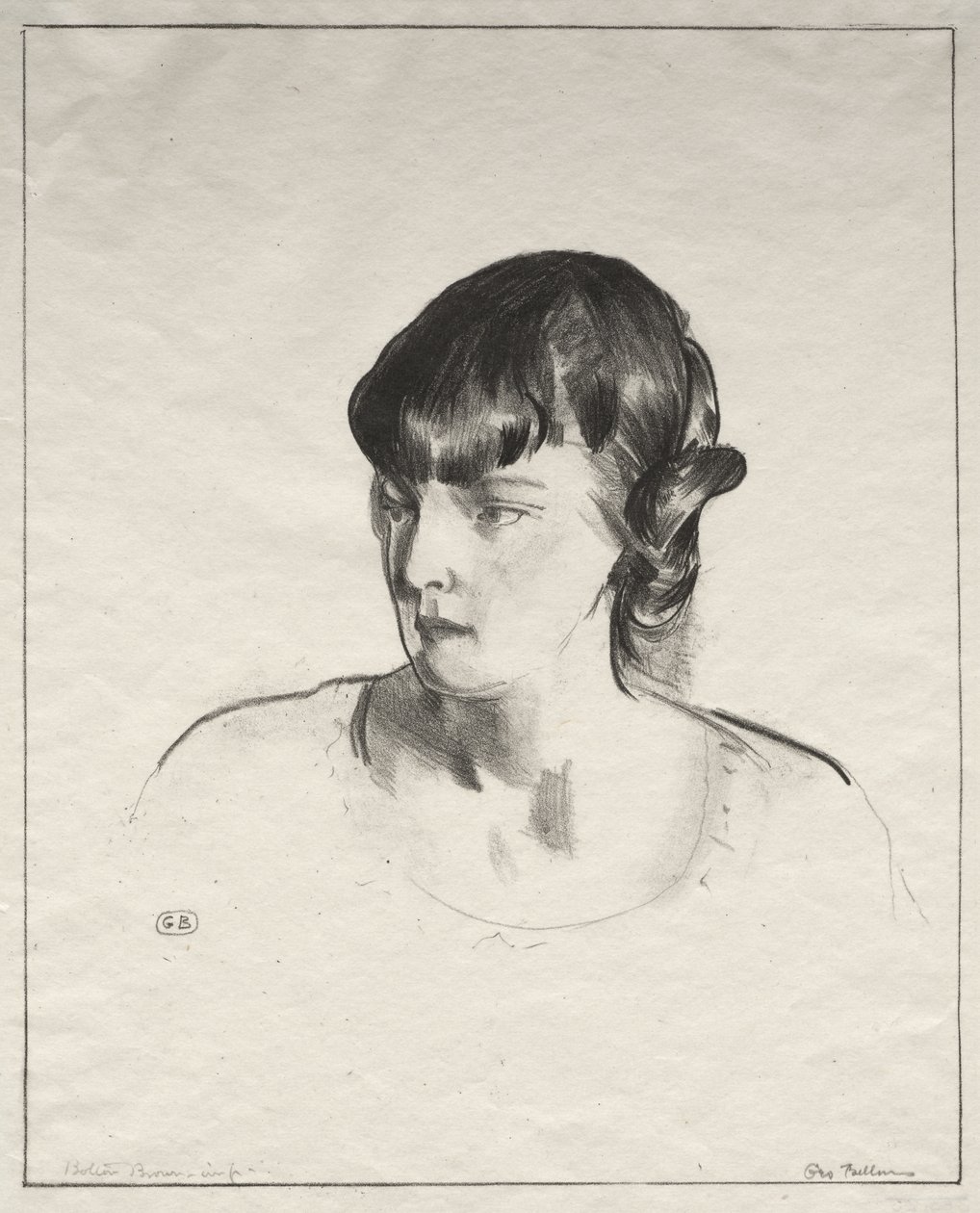 Mlle Tate - George Bellows