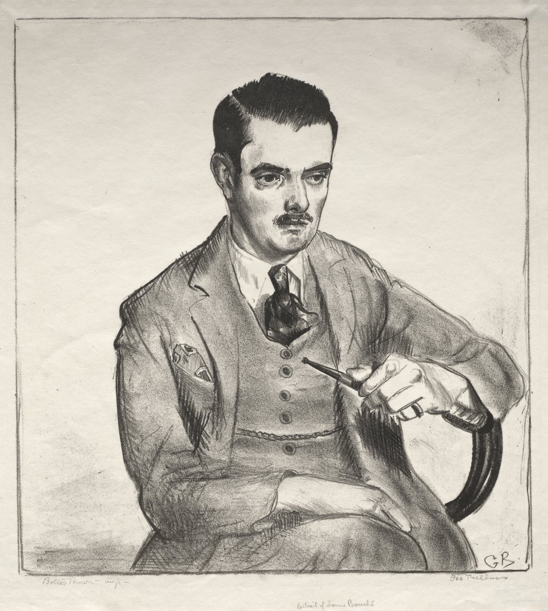 Portrait, Louis Bouché - George Bellows