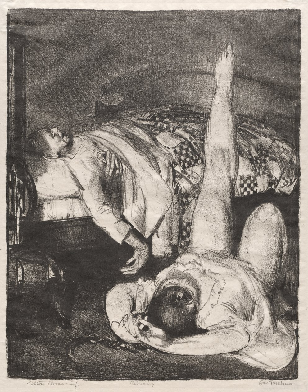 Réduction, petit, troisième pierre - George Bellows