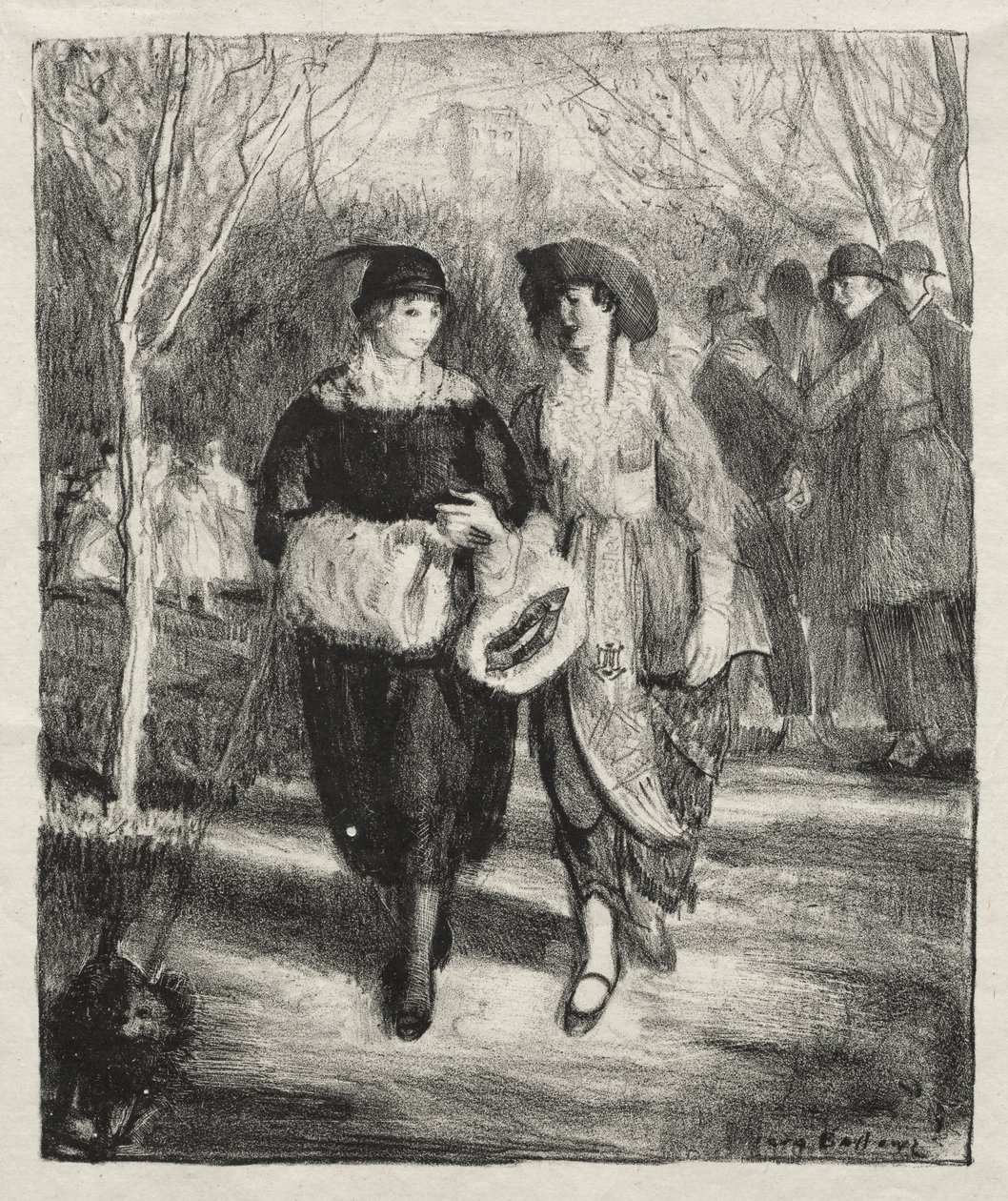 Printemps, Central Park - George Bellows