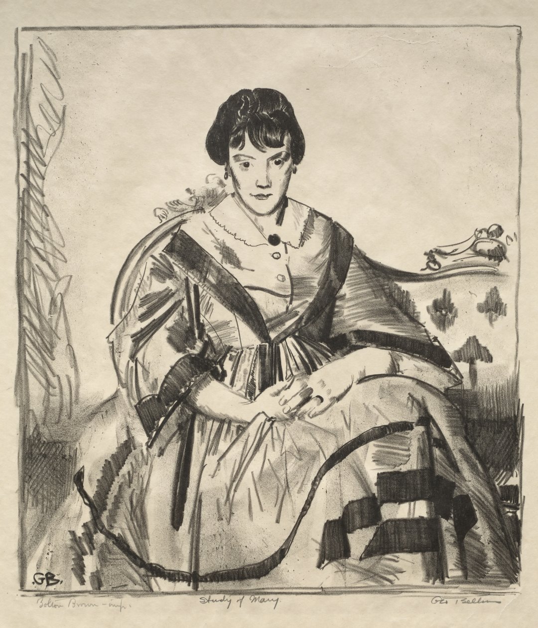 Étude sur Marie - George Bellows