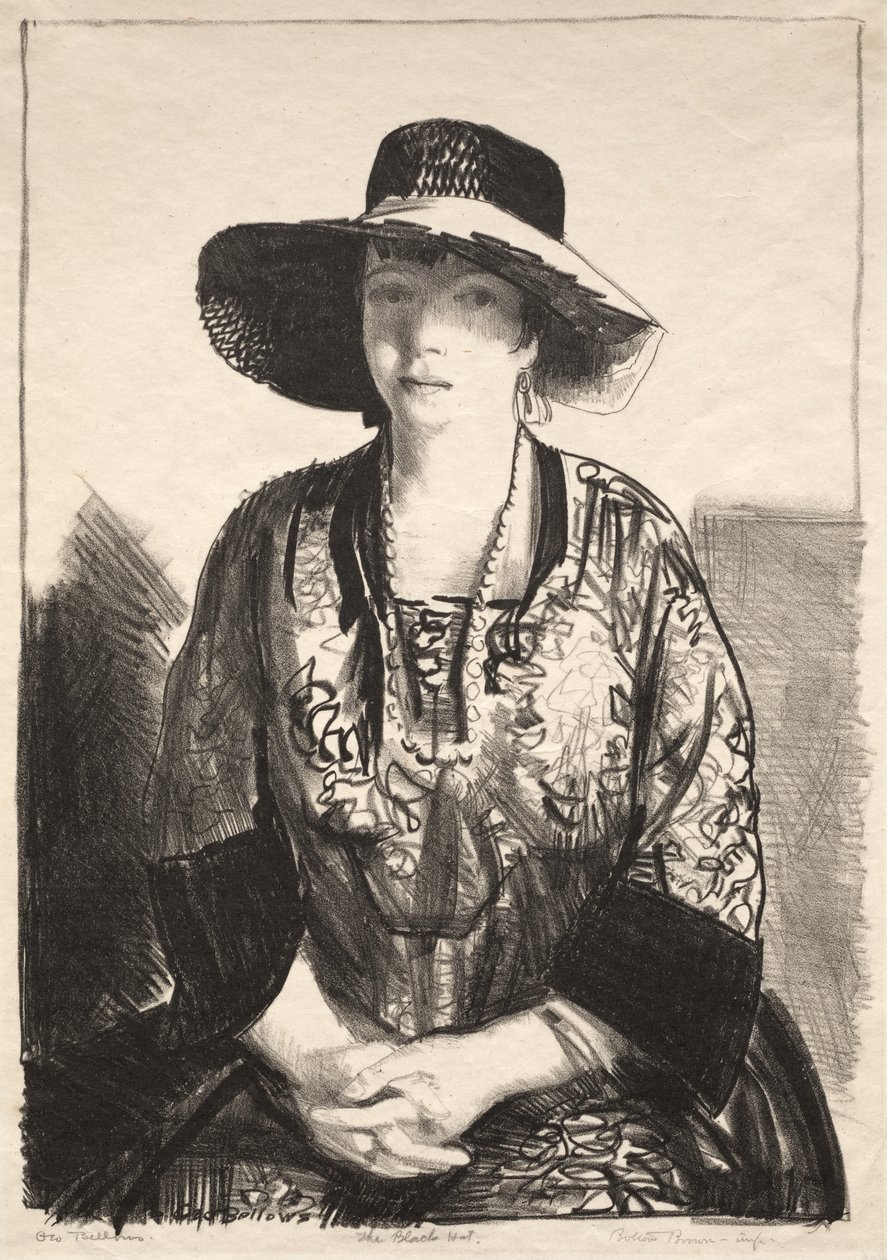 Le chapeau noir - George Bellows