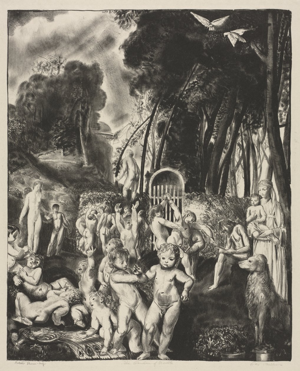 Le jardin de la croissance - George Bellows