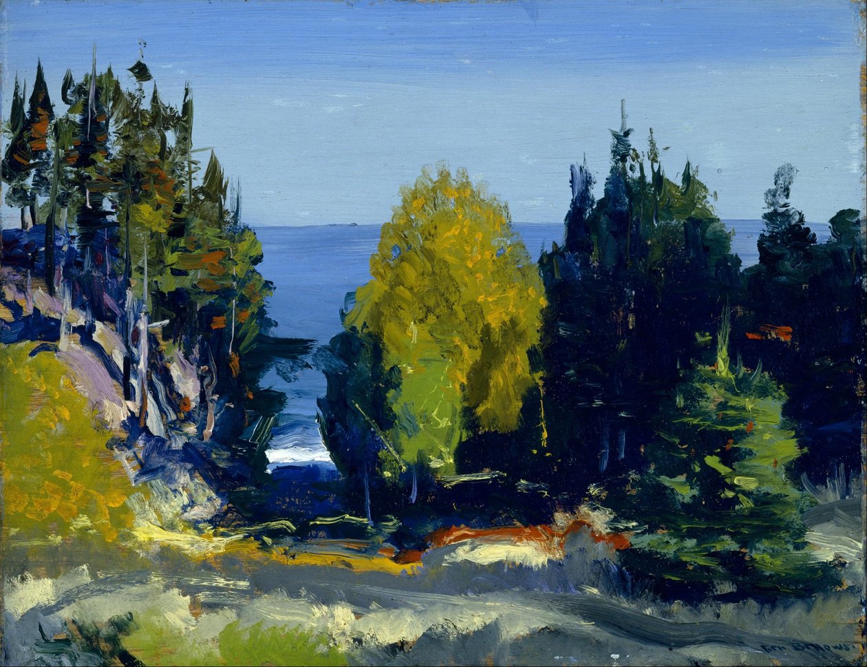 The Grove - Monhegan - George Bellows
