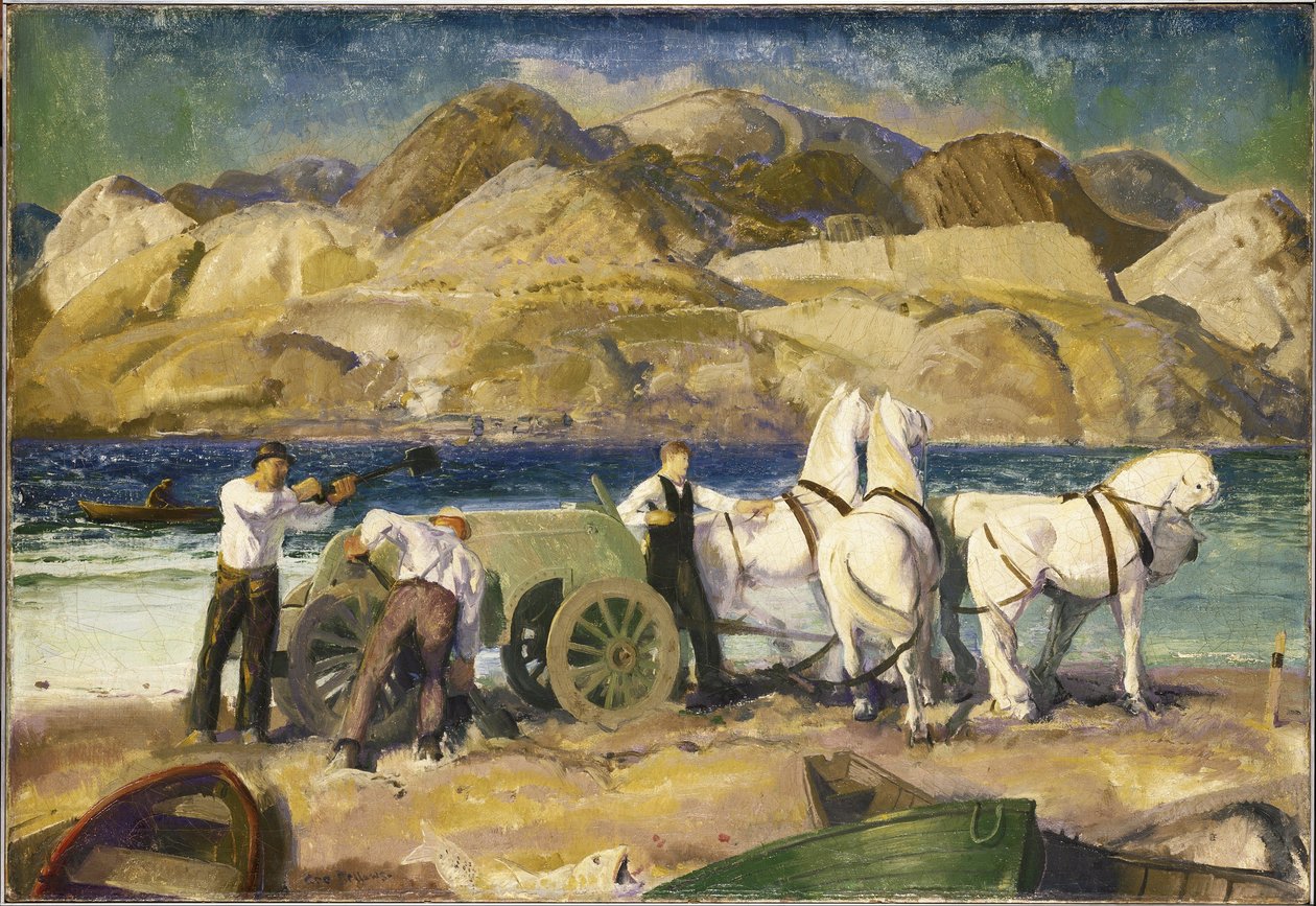 La charrette à sable - George Bellows