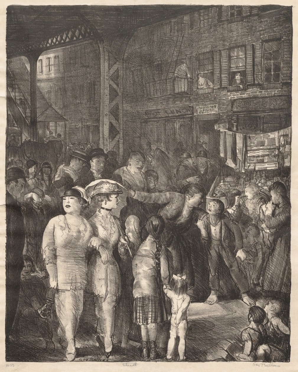 La rue - George Bellows