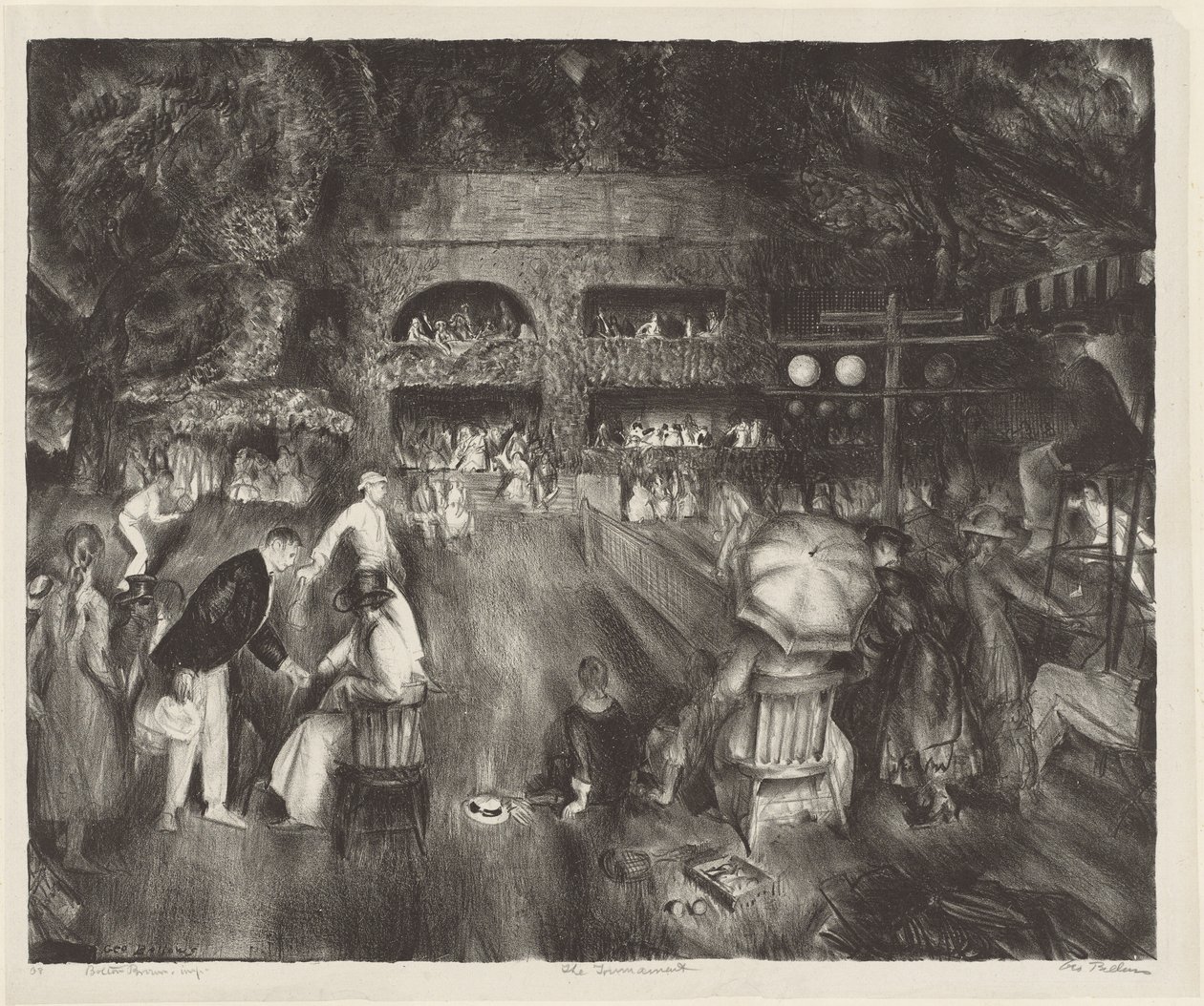 Le tournoi - George Bellows