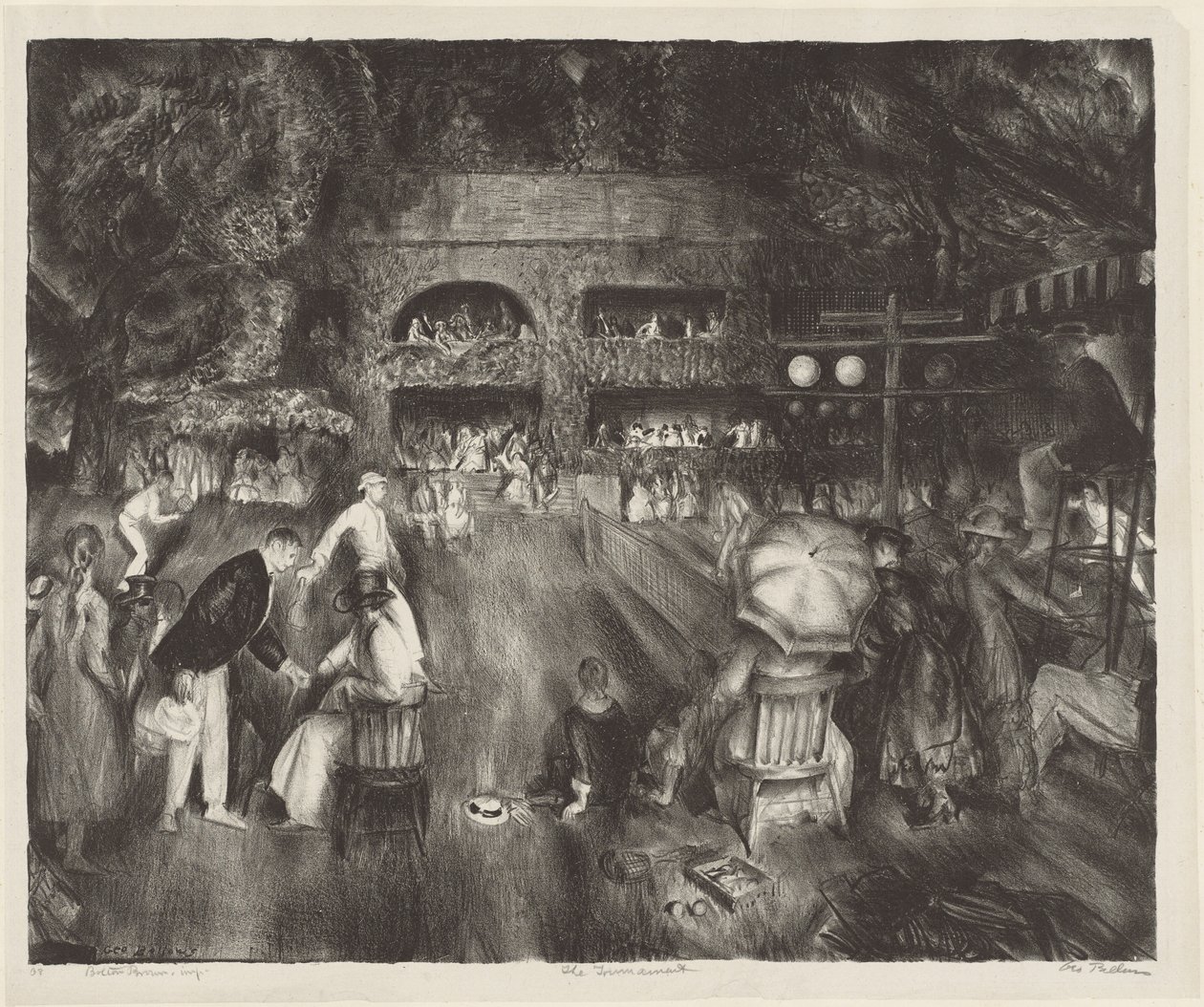 Le tournoi - George Bellows