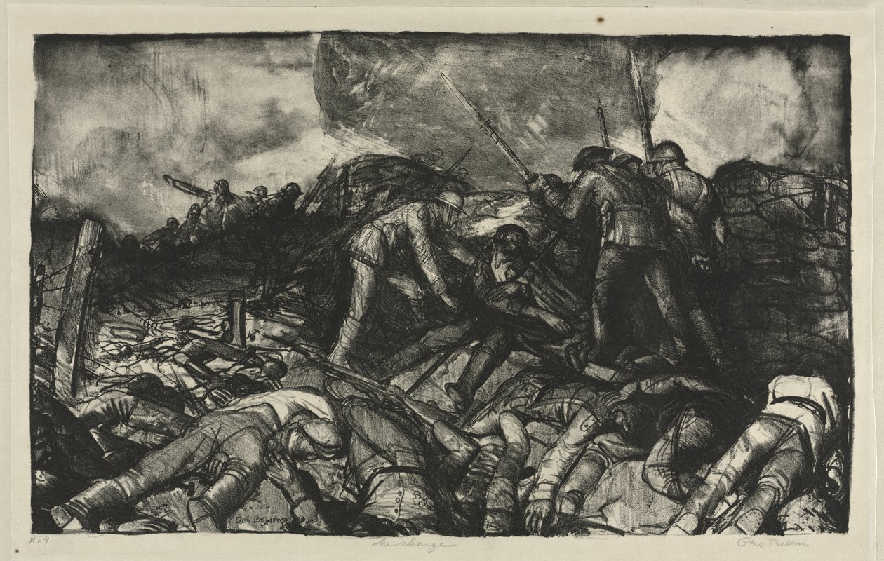Série de guerre : La charge - George Bellows