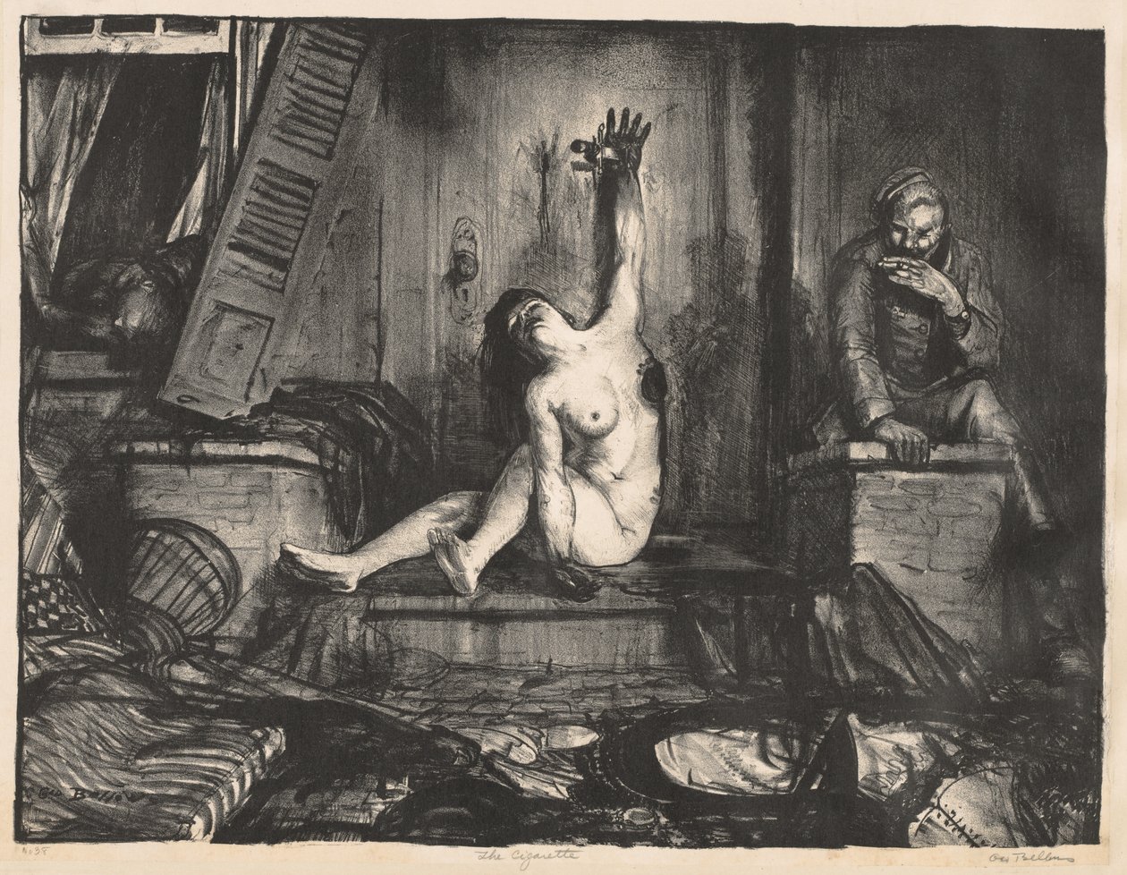 Série de guerre : La cigarette - George Bellows