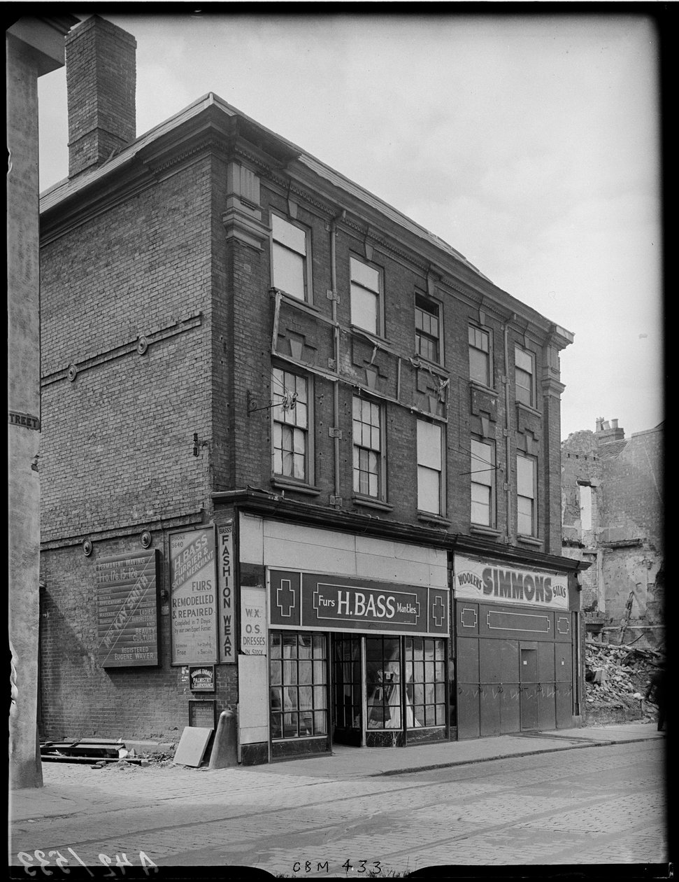5-5A Fleet Street, Coventry, 1941 - George Bernard Mason