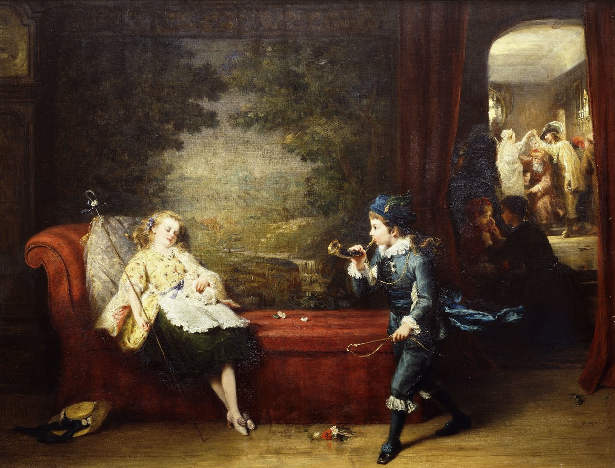 La Petite Bo Peep, 1875 - George Bernard O