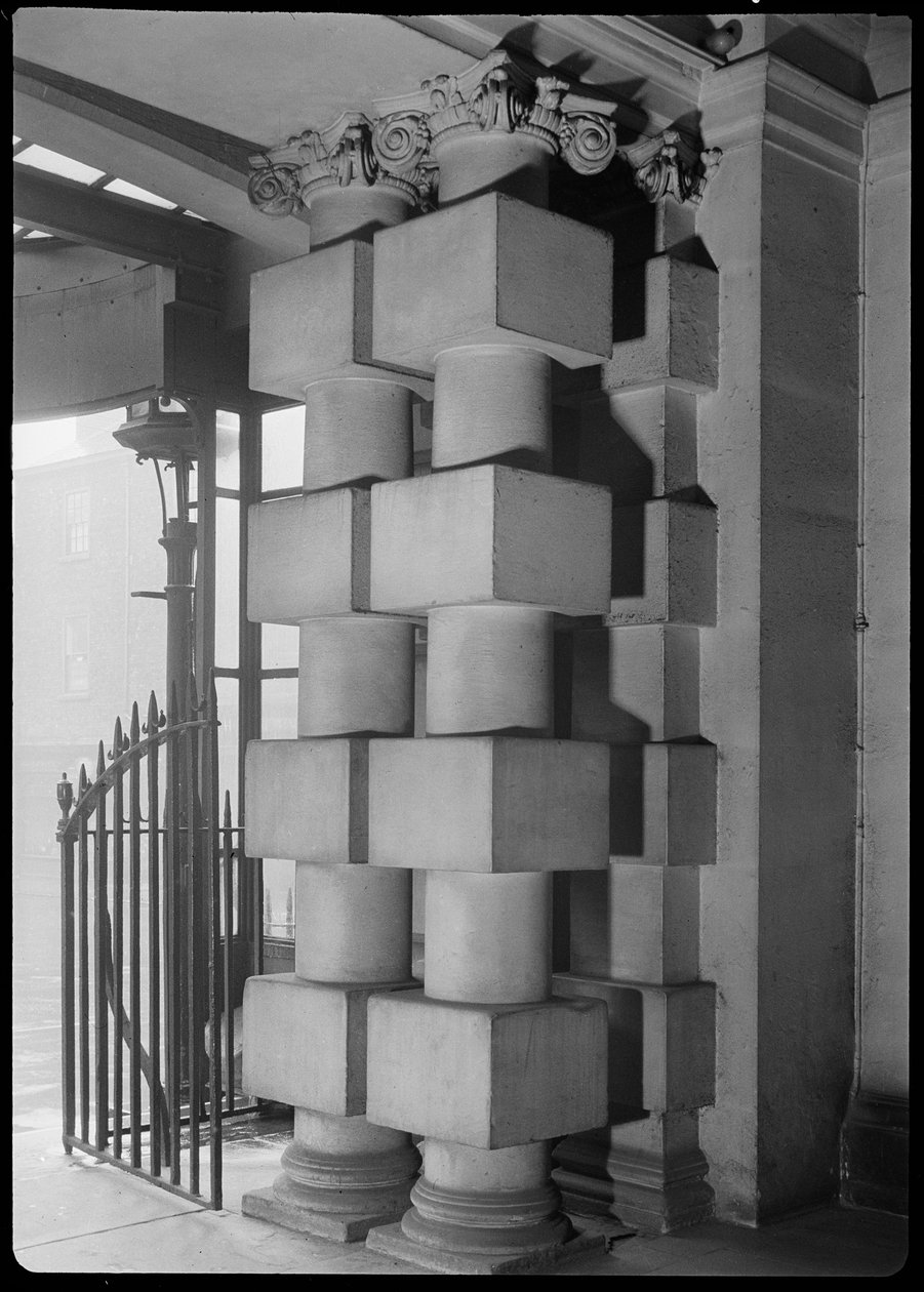 La Mansion House et les grilles attenantes, High Street, Doncaster - George Bernard Wood