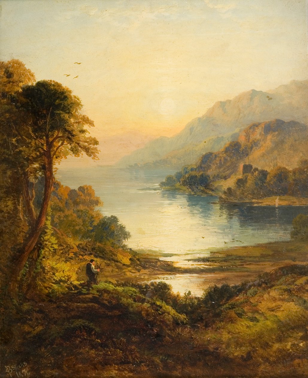 Kyles of Bute, Argyll, 1876 - George Blackie Sticks