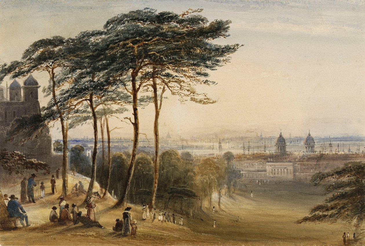 Greenwich depuis Observatory Hill, vers 1850 - George Bryant Campion