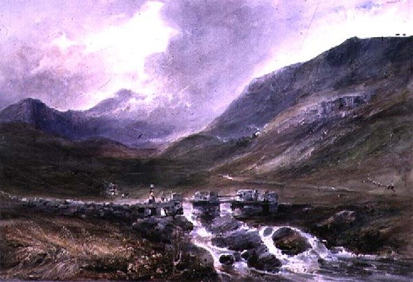 Scène montagneuse galloise - George Bryant Campion