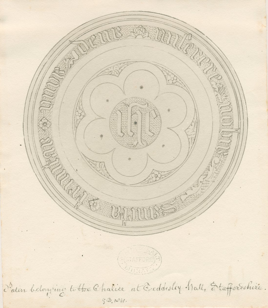 Teddesley Hall - Patène - George Buckler