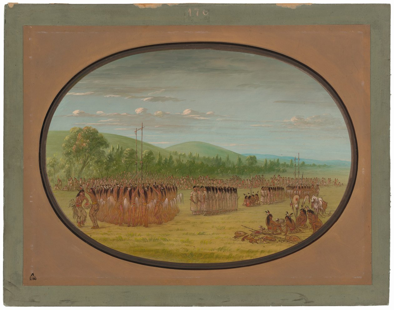 Danse du bal - Choctaw - George Catlin