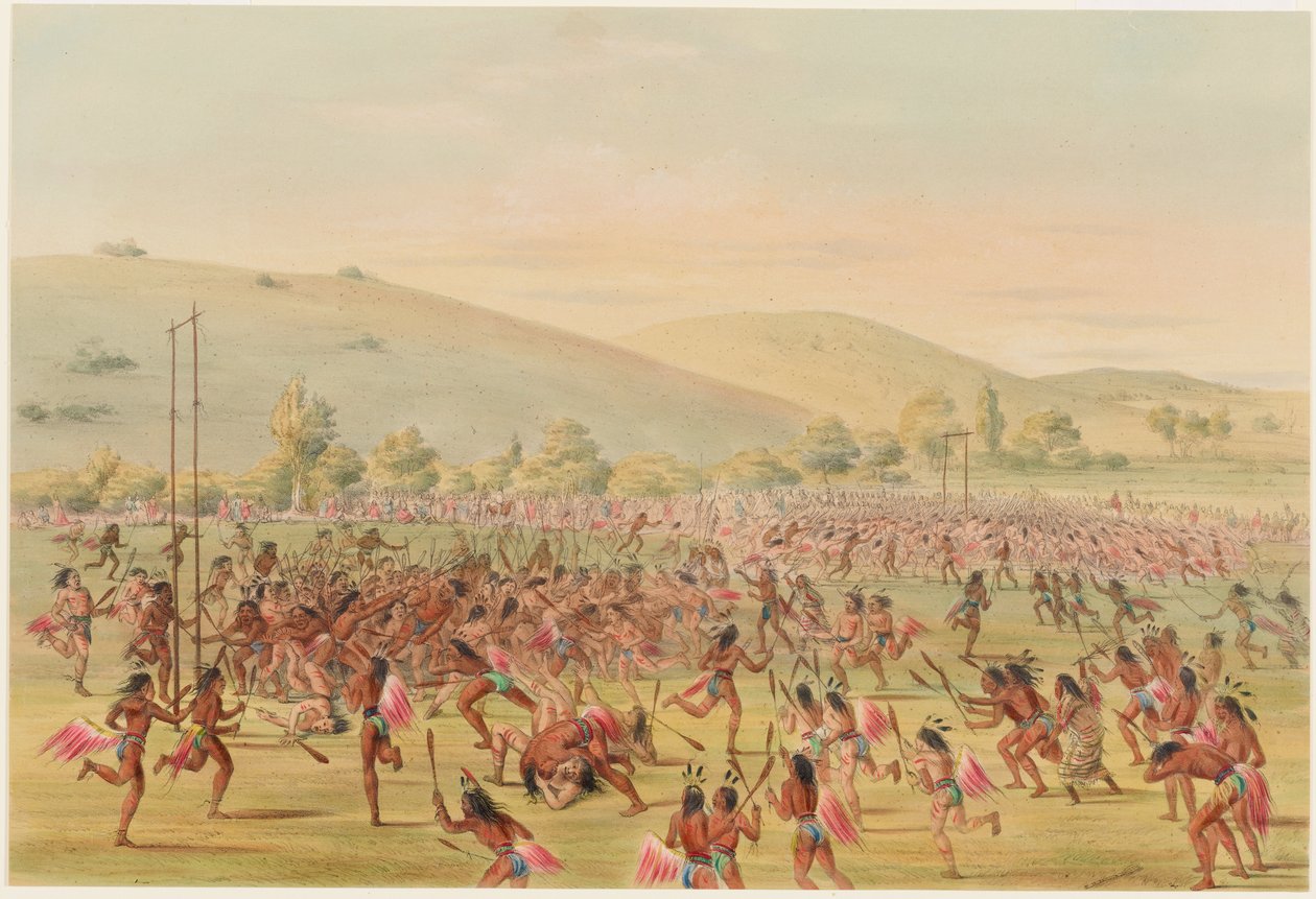 Jeu de balle - George Catlin