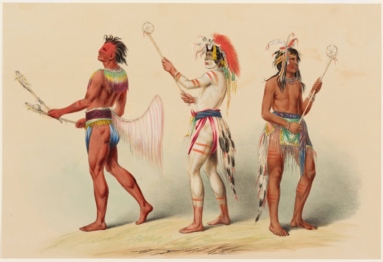 Joueurs de balle - George Catlin