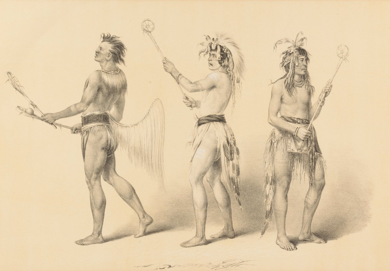 Joueurs de ballon--no. 21 - George Catlin