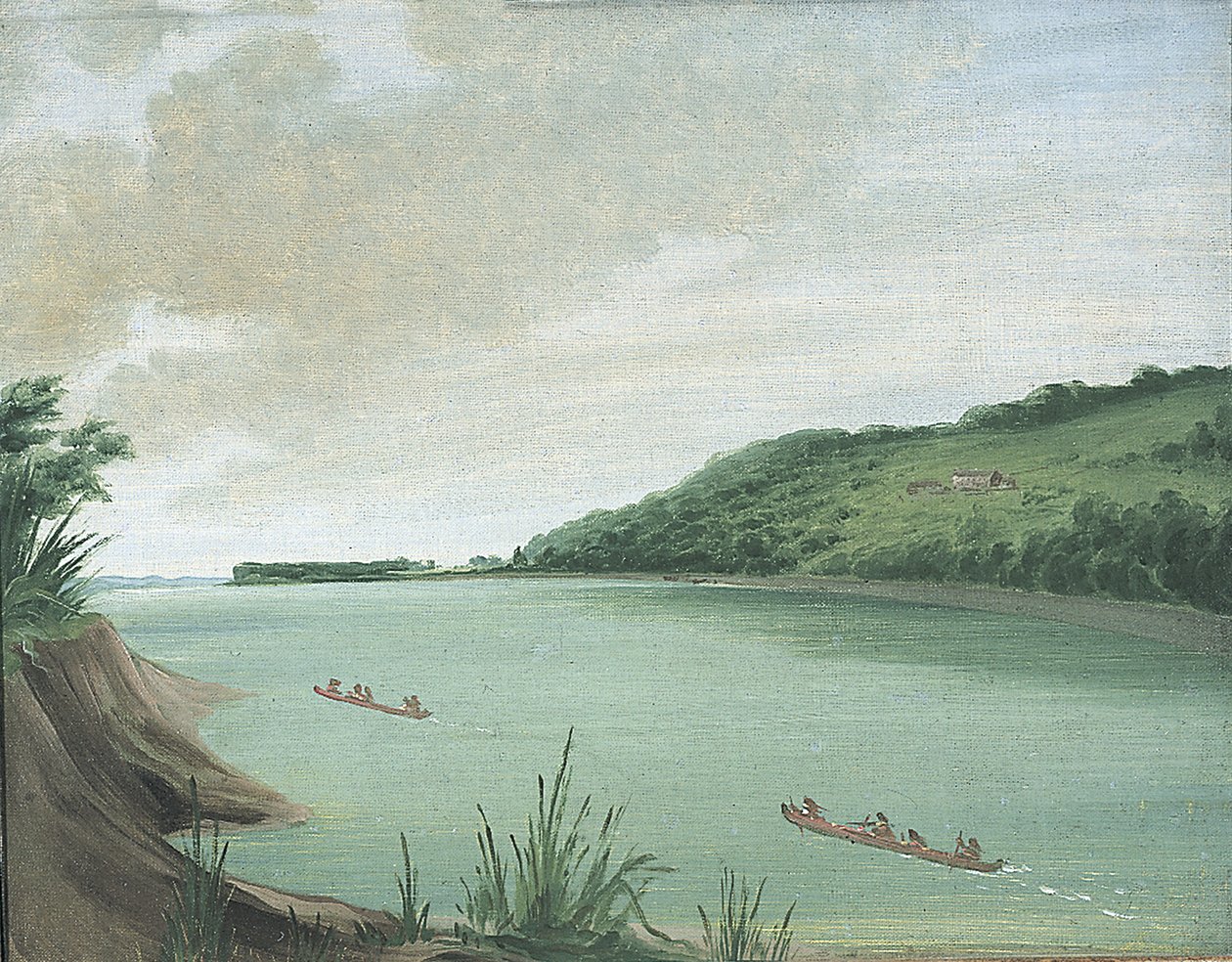 Belle Vue, Agence indienne du Major Dougherty, 870 miles au-dessus de St. Louis - George Catlin