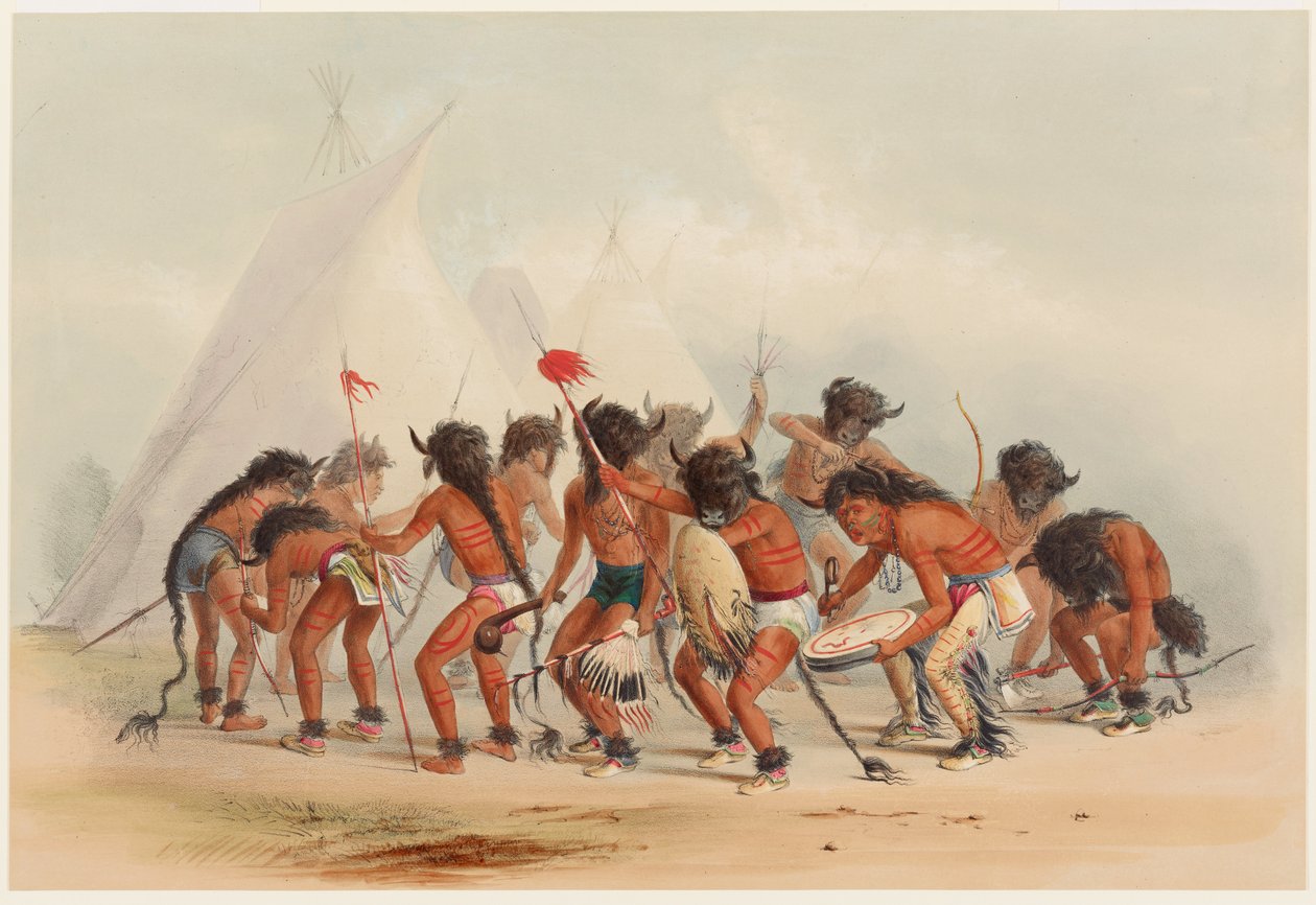 La danse du bison - George Catlin