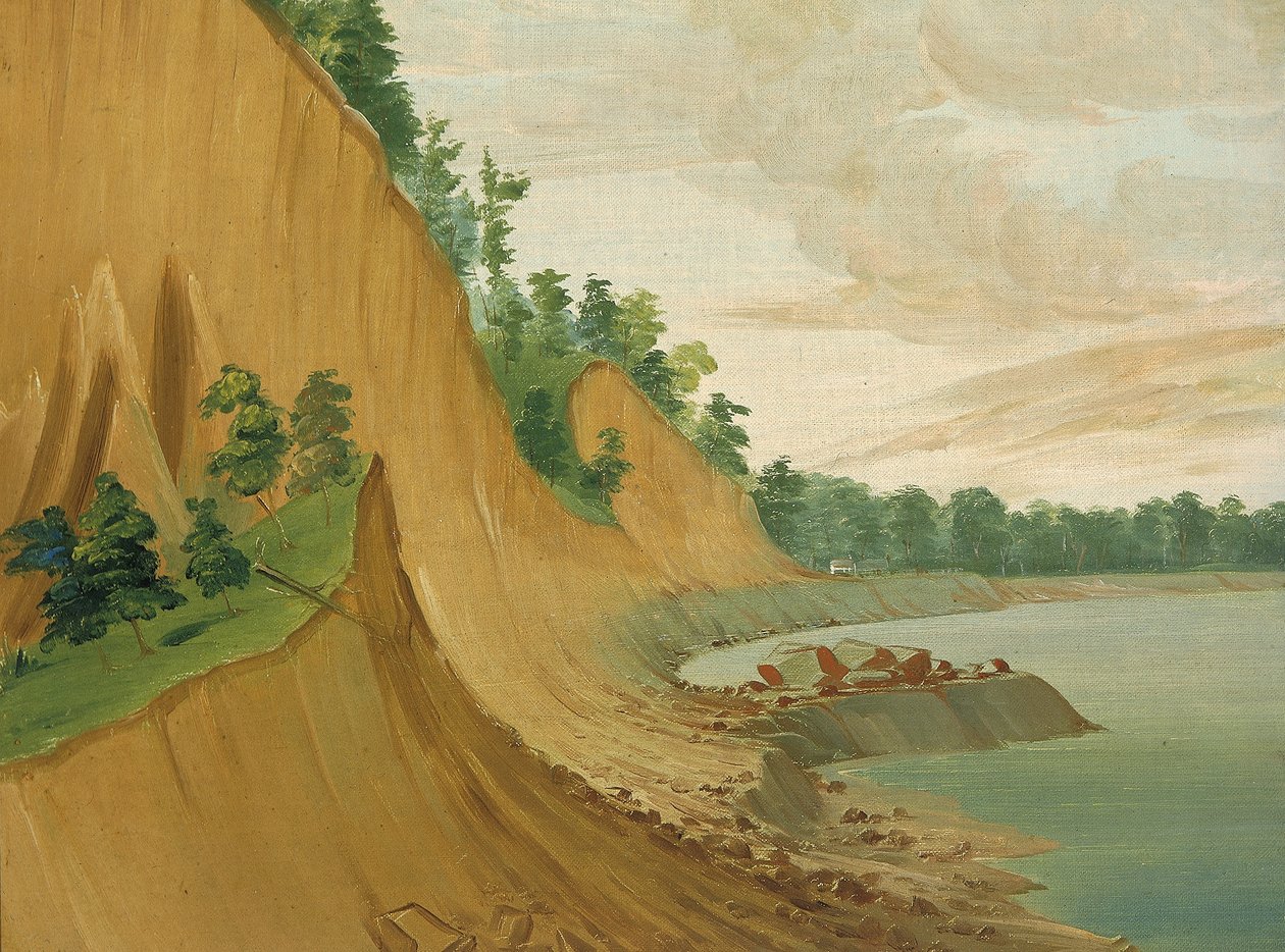 La maison de commerce de Cabane, à 930 milles au-dessus de Saint-Louis - George Catlin