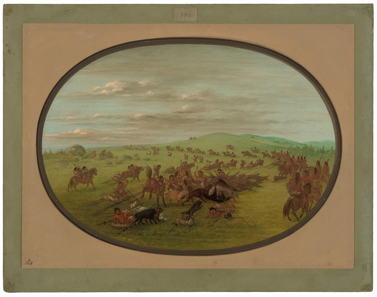 Déménagement de Camanchees - George Catlin