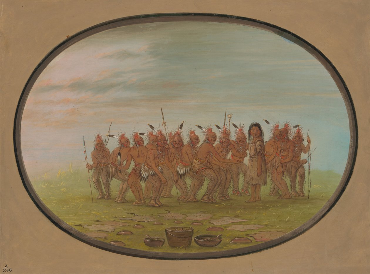 Danse au Berdache - Saukie, 1861-1869 - George Catlin