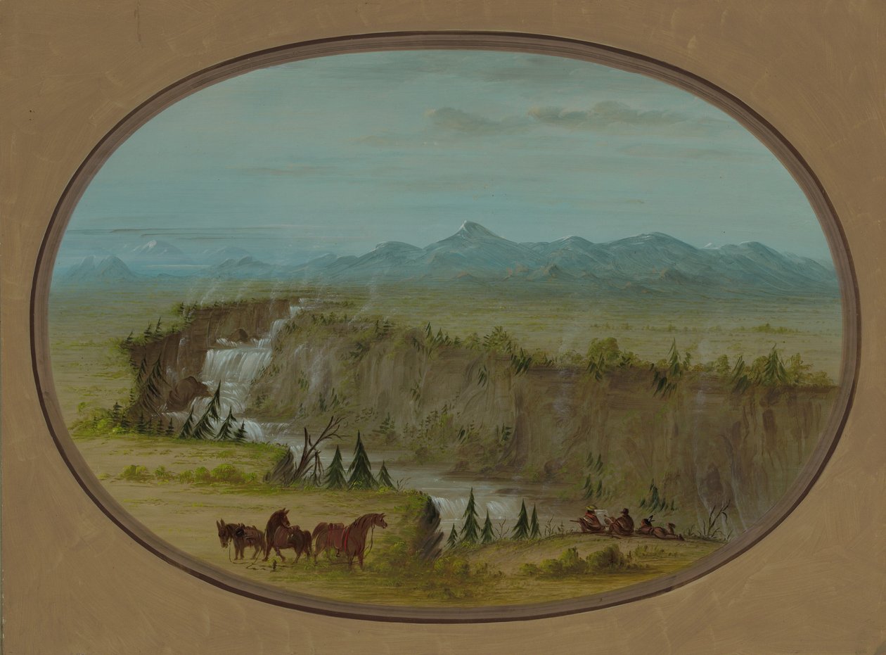 Chutes de la rivière Snake, 1855-1869 - George Catlin