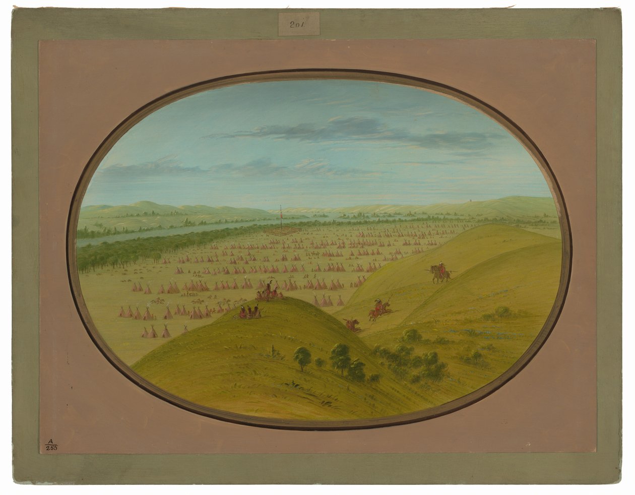 Fort Pierre - George Catlin