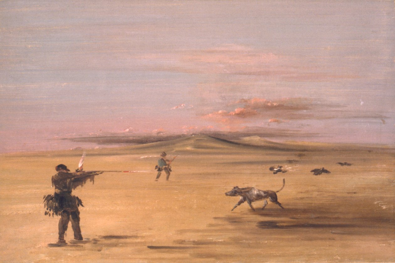 Chasse aux tétraonidés dans les prairies du Missouri - George Catlin