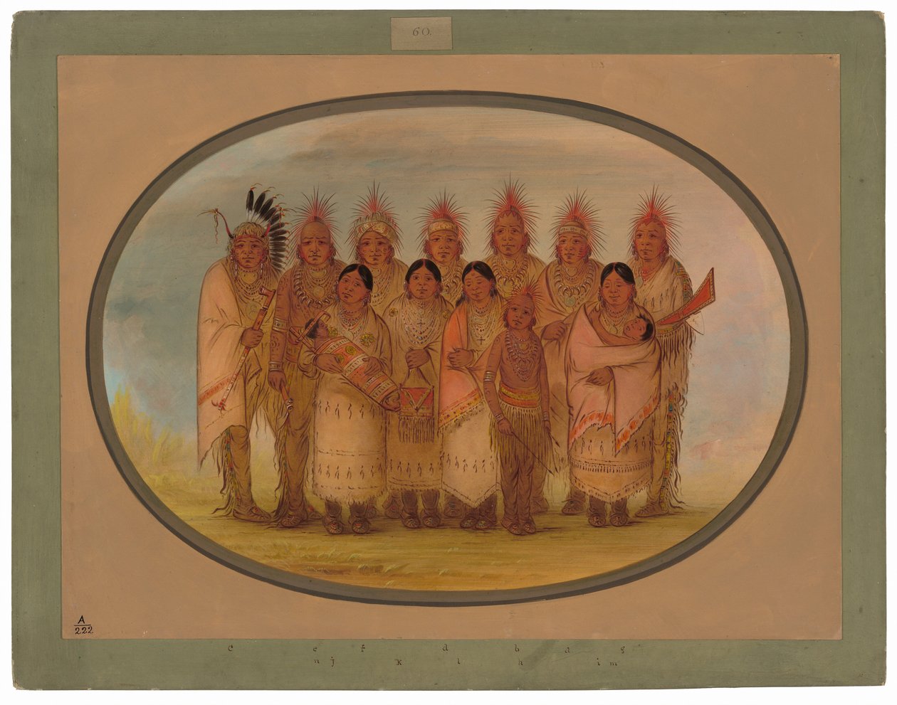 Indiens Iowa qui ont visité Londres et Paris - George Catlin