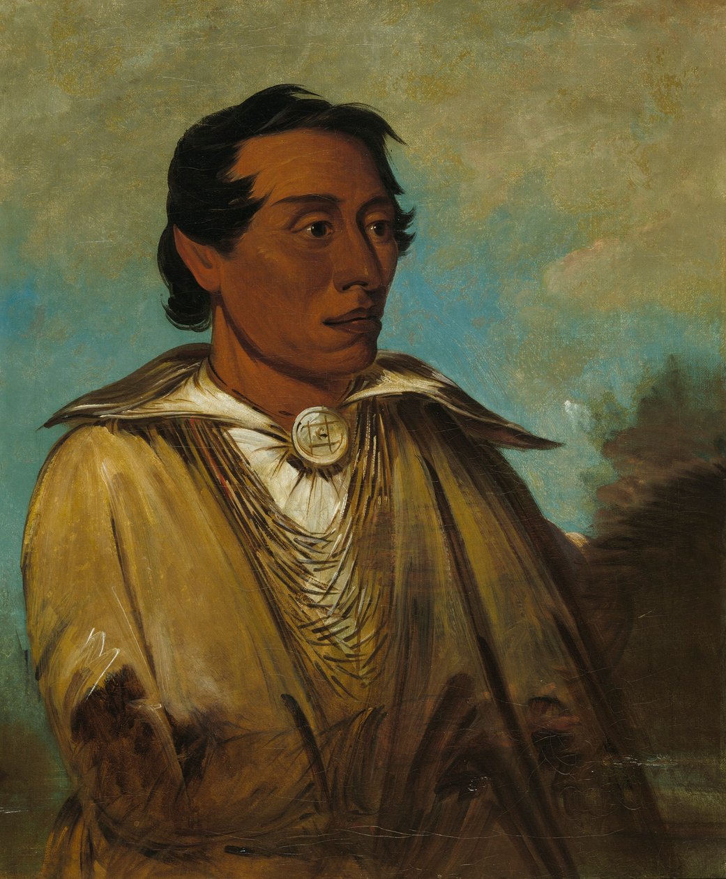 Kee-án-ne-kuk, premier homme, chef de la tribu - George Catlin