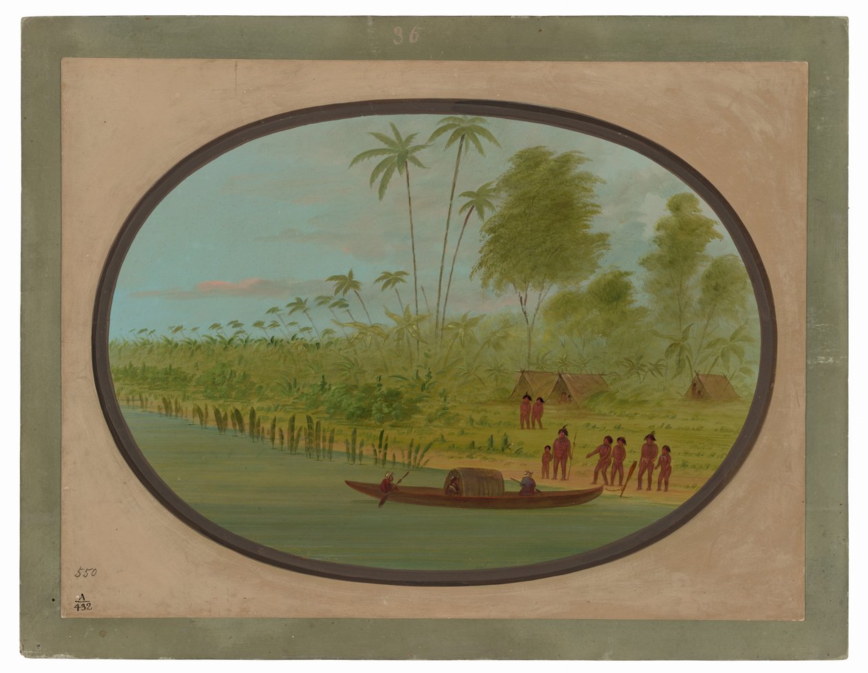 Peindre le chef des Tobos - George Catlin