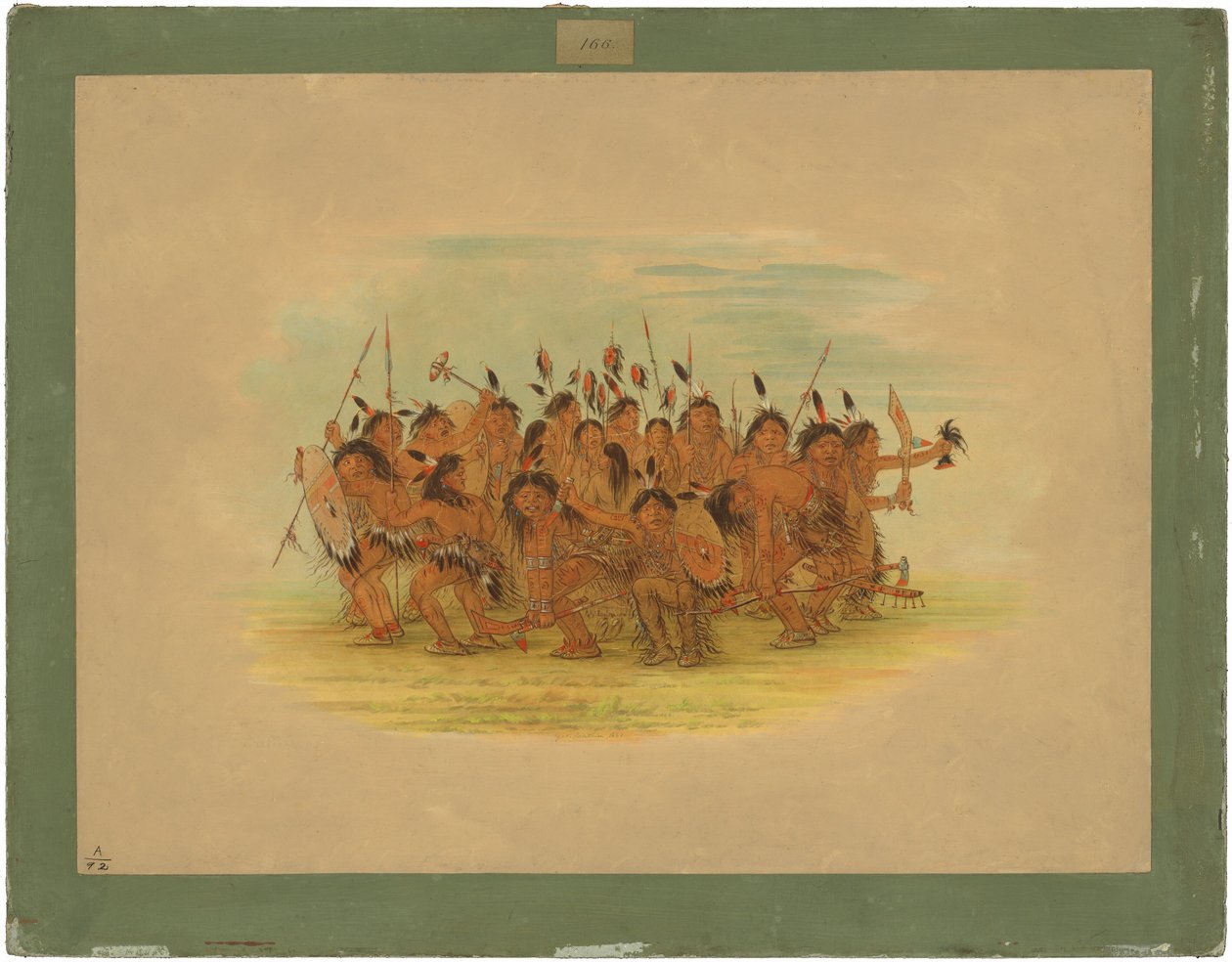 Danse du cuir chevelu - Sioux - George Catlin