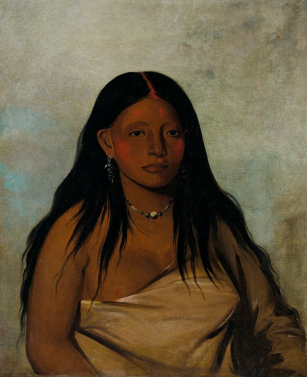 Shé-de-ah, Wild Sage, une femme de Wichita - George Catlin